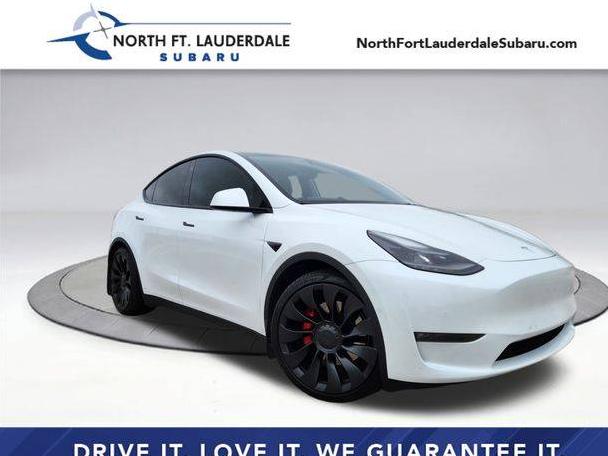 TESLA MODEL Y 2022 7SAYGDEF6NF323158 image